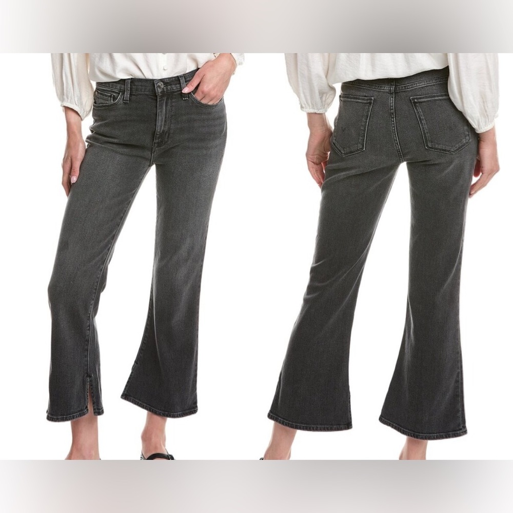 Hudson Jeans Blair High Waist crop bootcut gray size 34